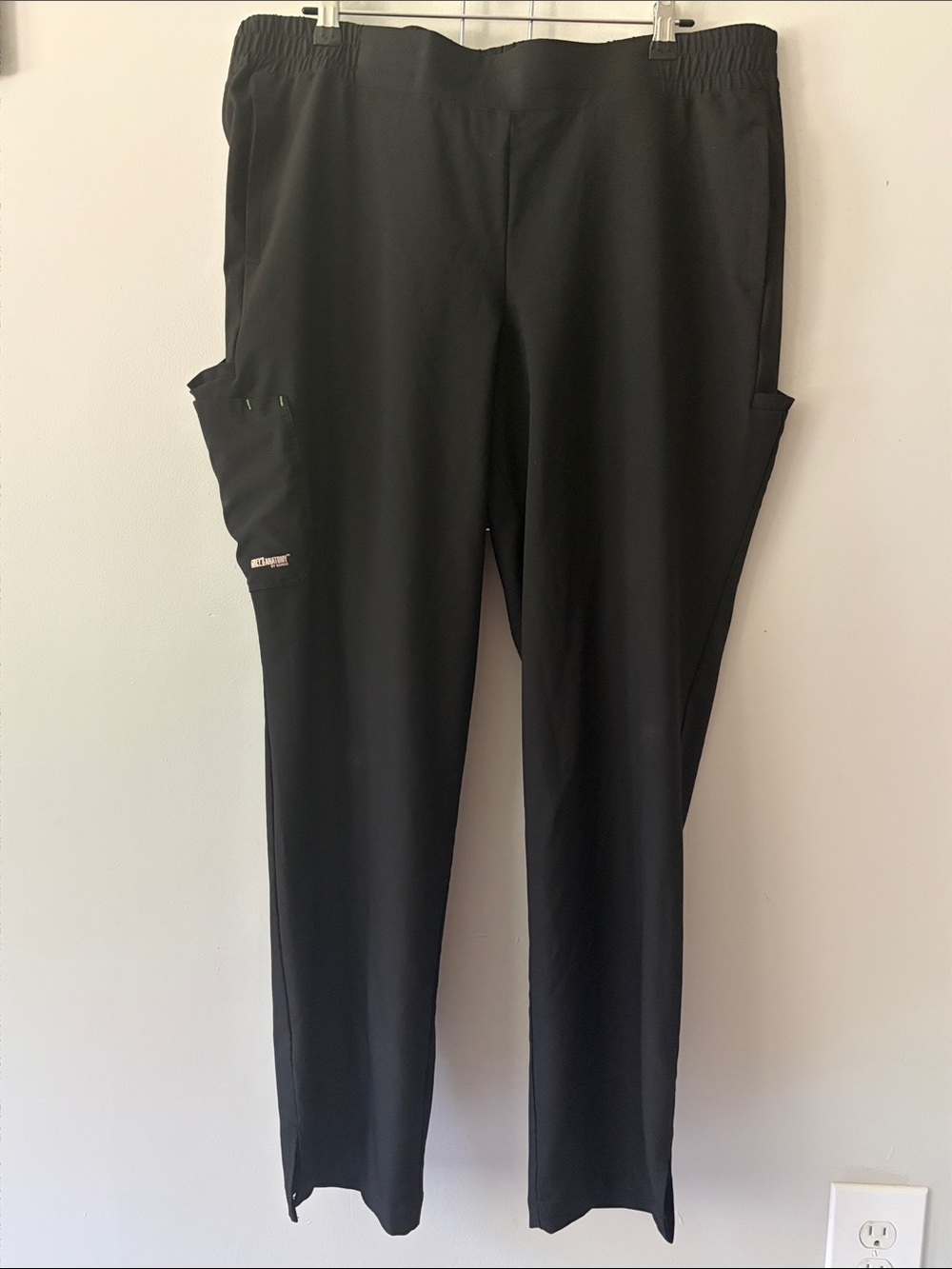 Grey's Anatomy Black Utility Scrub Pants with Cargo Pockets